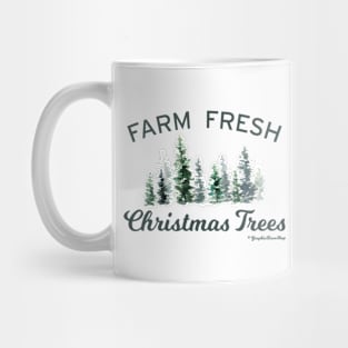 Farm Fresh Christmas Trees © GraphicLoveShop Mug